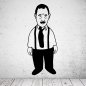 Preview: 46201 Ekel Alfred - Ein Herz und eine Seele Wandsticker